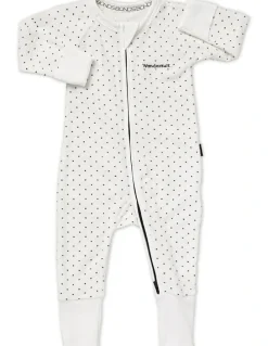 Bonds Baby Poodelette Zip Wondersuit in White