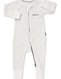 Bonds Baby Poodelette Zip Wondersuit in White