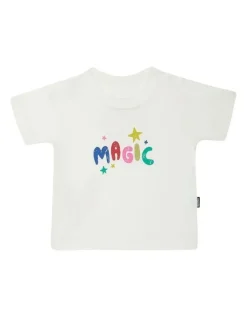 Bonds Baby Ringer Tee in Cream