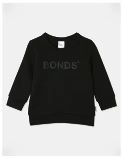 Bonds Baby Tech Sweats Pullover in Black