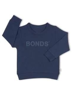 Bonds Baby Tech Sweats Pullover in Navy