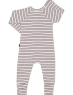 Bonds Baby Wide Needle Rib Zippy in Brown