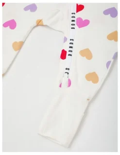 Bonds Baby Wondercool Zip Wondersuit in Heart Confetti