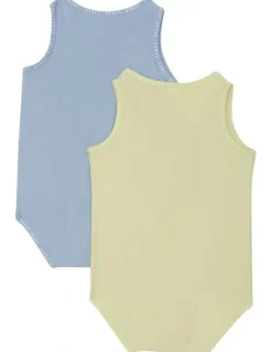 Bonds Baby Wondergrow Singletsuit 2 Pack in Multi