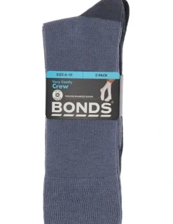 Bonds Bamboo Heel and Toe Socks 5 Pack in Multi