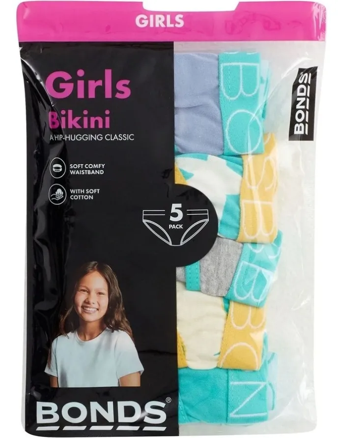 Bonds Bikini 5 Pack in Multi