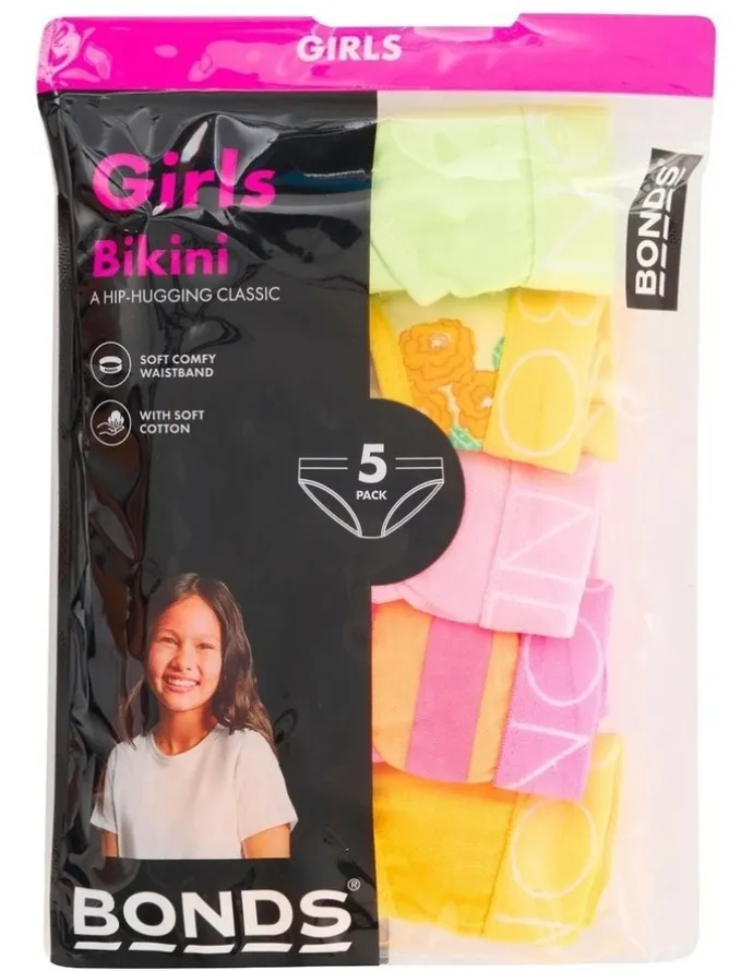 Bonds Bikini Pack of 5 in Multi
