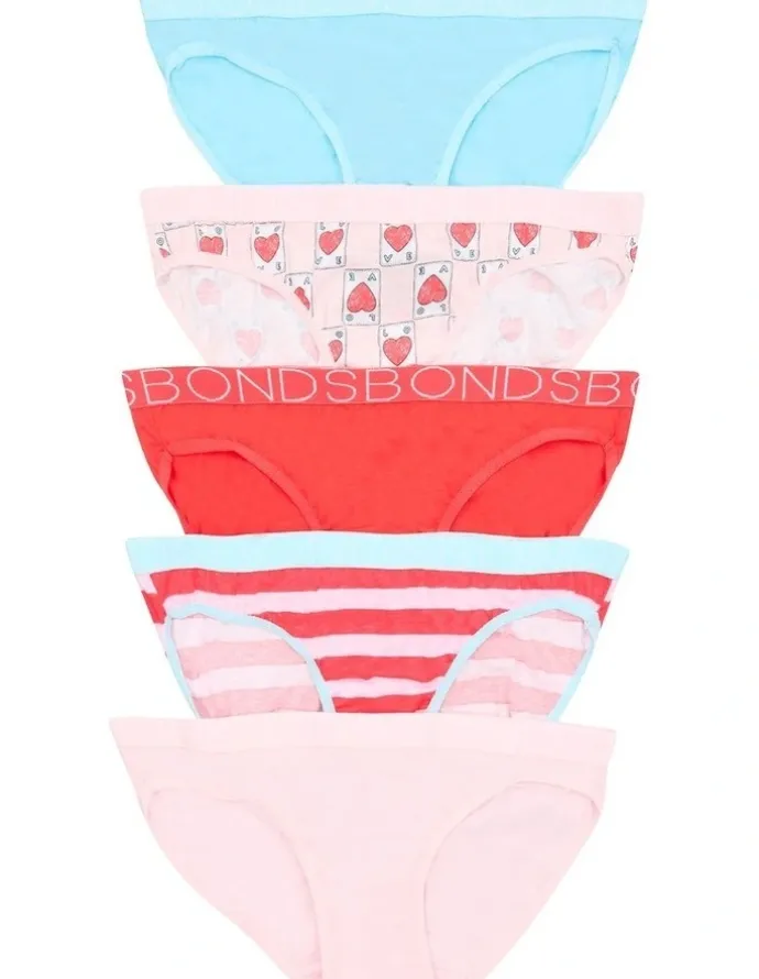 Bonds Bikini Pack of 5 in Multi