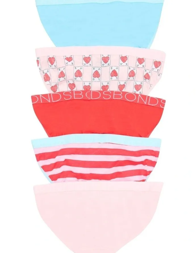 Bonds Bikini Pack of 5 in Multi