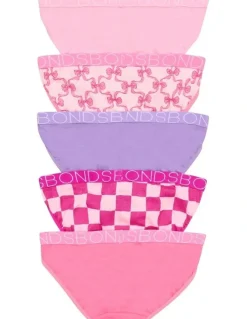 Bonds Bikini Pack of 5 in Print H0A