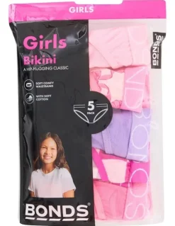 Bonds Bikini Pack of 5 in Print H0A