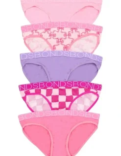 Bonds Bikini Pack of 5 in Print H0A