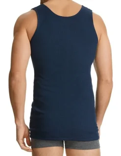 Bonds Chesty Athletic Singlet in Navy