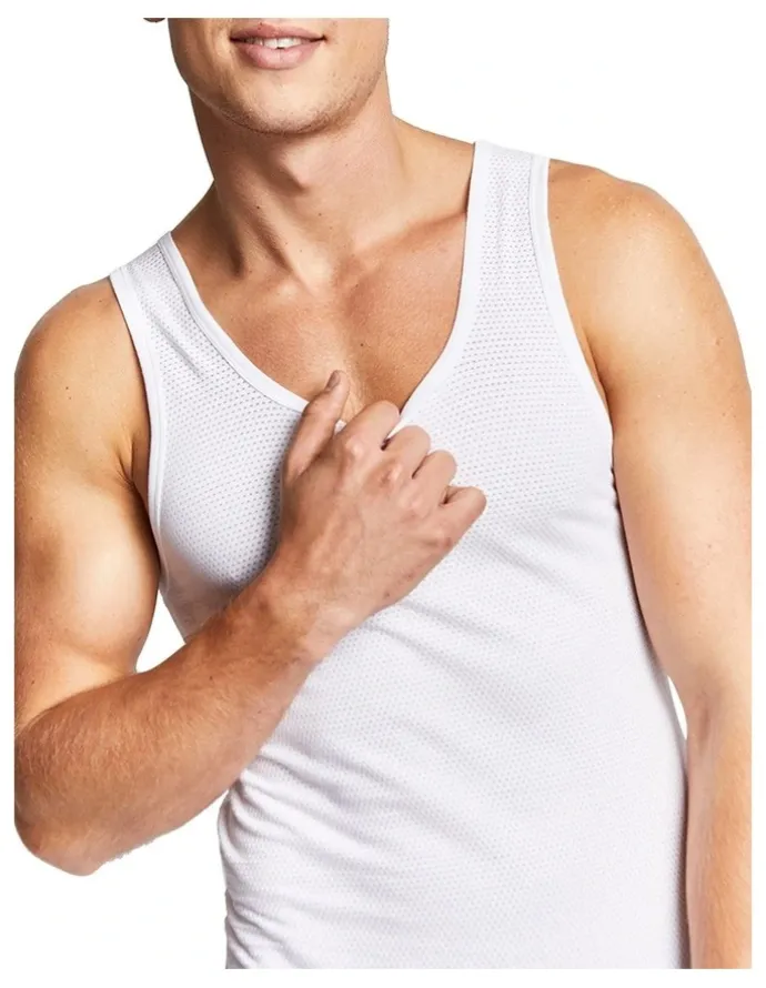 Bonds Coral Island Singlet in White