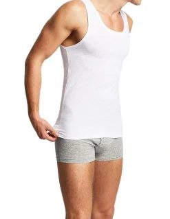 Bonds Coral Island Singlet in White