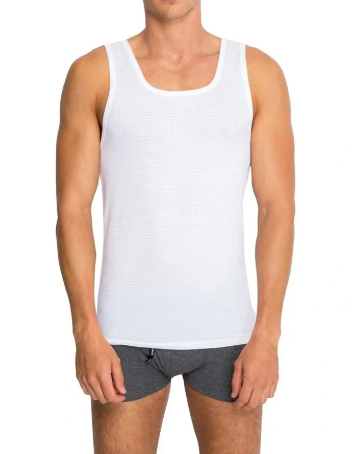 Bonds Coral Island Singlet in White