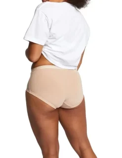 Bonds Cottontails Full Brief 3 Pack in Beige