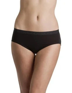 Bonds Cottontails Midi Brief 3 Pack in Black