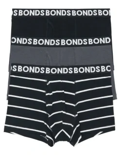 Bonds Everyday Stripe Trunks 3 Pack in Multi