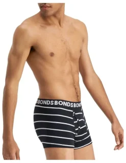 Bonds Everyday Stripe Trunks 3 Pack in Multi