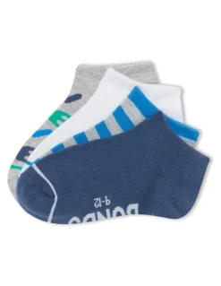 Bonds Fashion Low Cut Socks 4 Pack in Blue