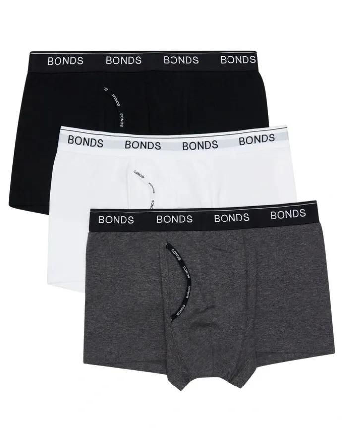 Bonds Guyfront Trunks 3 Pack in Multi