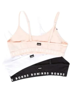 Bonds Hipster Scoop Crop 3 Pack (Sizes 8-16) in Multi
