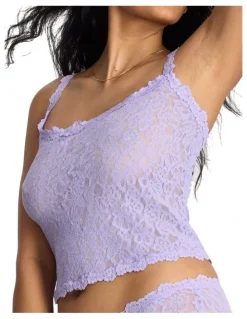 Bonds Icons Lace Cropped Cami in Lilac