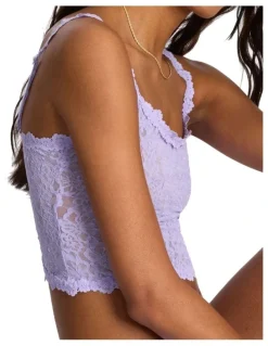Bonds Icons Lace Cropped Cami in Lilac
