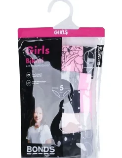 Bonds Kids Bikini 5 Pack in Multi