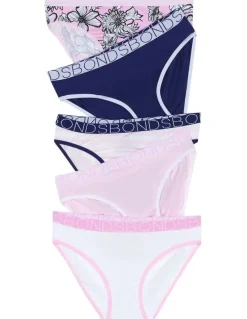 Bonds Kids Bikini 5 Pack in Multi