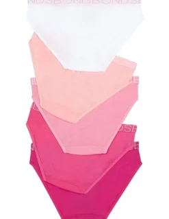 Bonds Kids Bikini 5 Pack in Multi