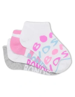 Bonds Kids Fashion Low Cut Socks 4 Pack in Multi