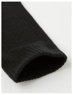 Bonds Logo Sports Crew Sock 3 Pack in Black