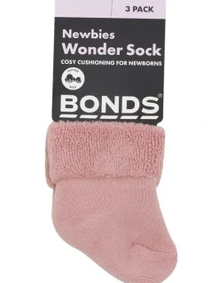Bonds Newbies Wondersock 3 Pack in Multi