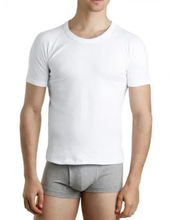 Bonds Raglan Short Sleeve T-Shirt in White