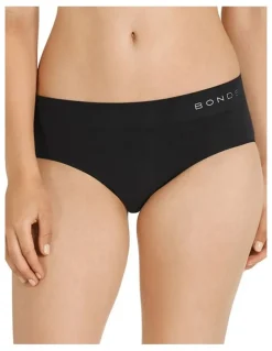 Bonds Seamless Midi Brief in Black