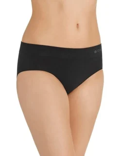 Bonds Seamless Midi Brief in Black