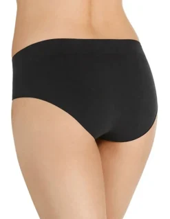 Bonds Seamless Midi Brief in Black