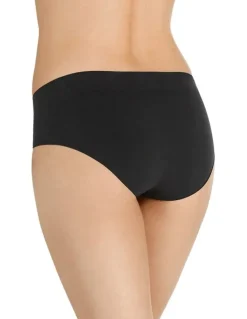 Bonds Seamless Midi Brief in Black