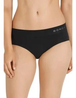 Bonds Seamless Midi Brief in Black