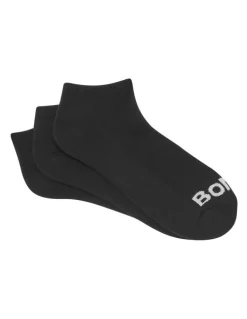 Bonds Value Cushioned Low Cut Socks 3 Pack in Black