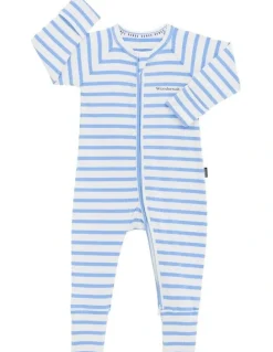Bonds Wide Needle Rib Zippy in YKT Sail Away/Marsc