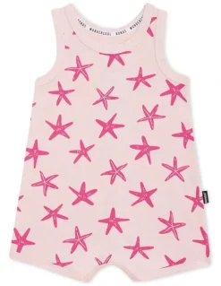 Bonds Wondercool Hot Days Suit in Starfish Sparkle