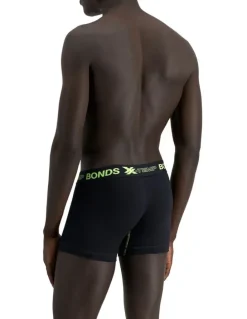 Bonds X-Temp Trunk 3 Pack in Black