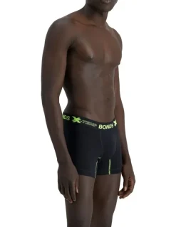 Bonds X-Temp Trunk 3 Pack in Black