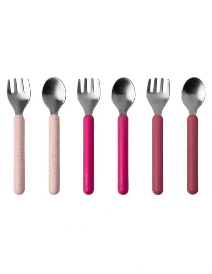 BOON Chow Stainless Steel Utensils (18 Months+) 6 Pieces in Multi