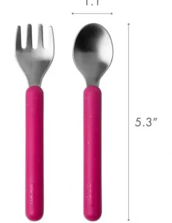 BOON Chow Stainless Steel Utensils (18 Months+) 6 Pieces in Multi