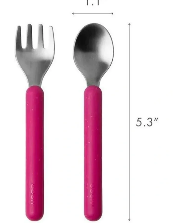 BOON Chow Stainless Steel Utensils (18 Months+) 6 Pieces in Multi