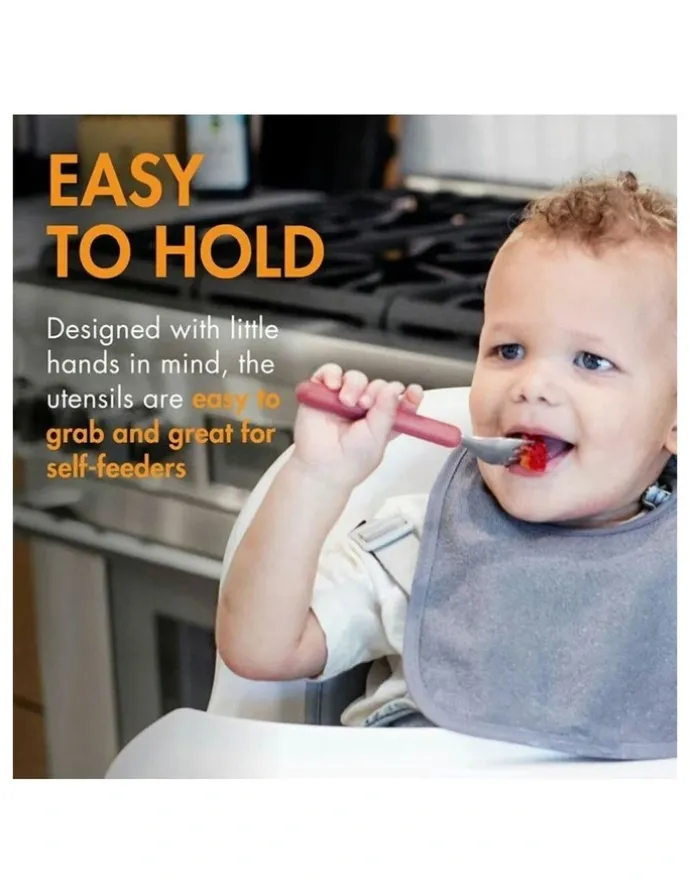 BOON Chow Stainless Steel Utensils (18 Months+) 6 Pieces in Multi